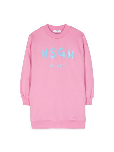 Msgm sweatshirt dress - msgm - Modalova