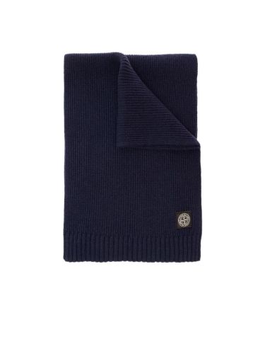 Stone island scarf with logo patch - stone island - Modalova