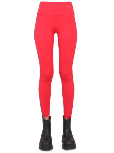 Msgm leggings with logo - msgm - Modalova