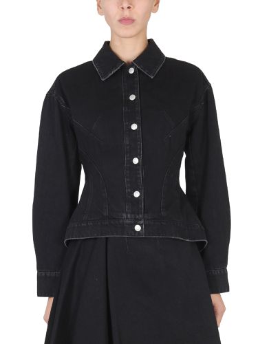 Hybrid denim jacket - alexander mcqueen - Modalova