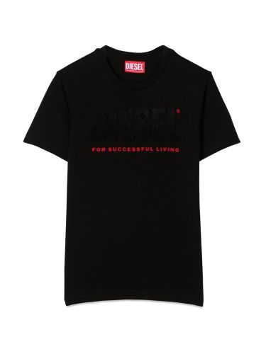 Diesel t-shirt written logo - diesel - Modalova