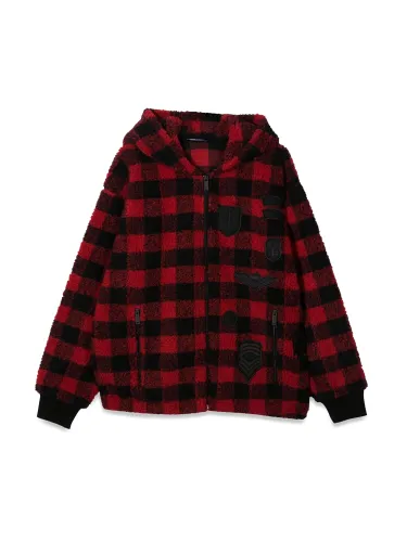 Dsquared2 plaid hoodie - dsquared2 - Modalova
