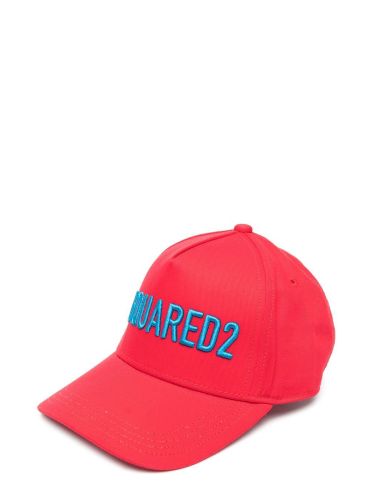 Hat with visor embroidered logo - dsquared2 - Modalova