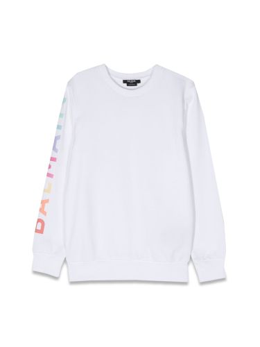 Sweatshirt crewneck logo on sleeve - balmain - Modalova