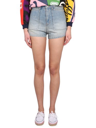 Kenzo short in denim - kenzo - Modalova