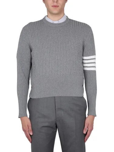 Thom browne 4bar stripe jersey - thom browne - Modalova