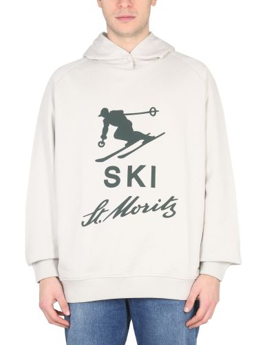 Bally curling sweatshirt with print - bally curling - Modalova