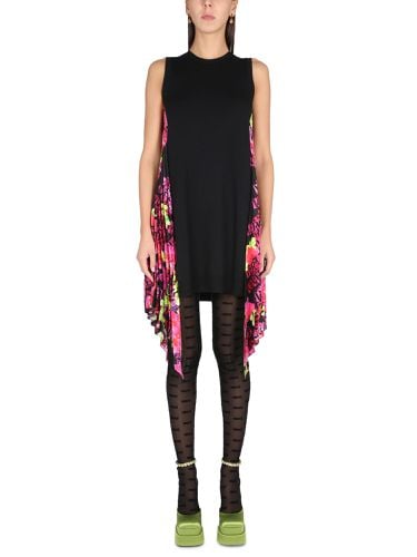 Versace orchid logo dress - versace - Modalova