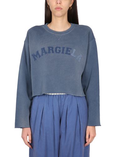 Maison margiela cropped sweatshirt - maison margiela - Modalova