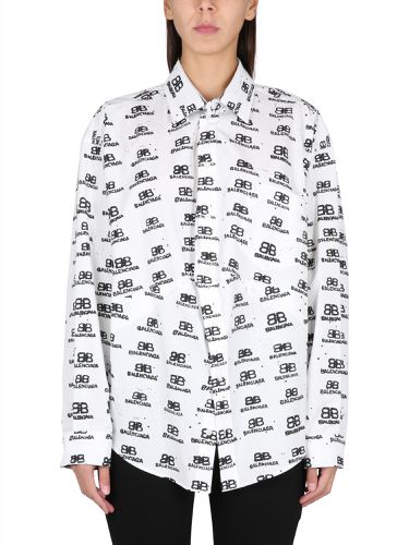 Shirt swing hand drawn bb icon - balenciaga - Modalova