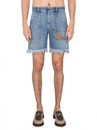 Fendi denim bermuda shorts - fendi - Modalova