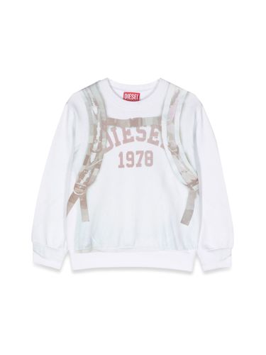 Saffy over crewneck sweatshirt - diesel - Modalova
