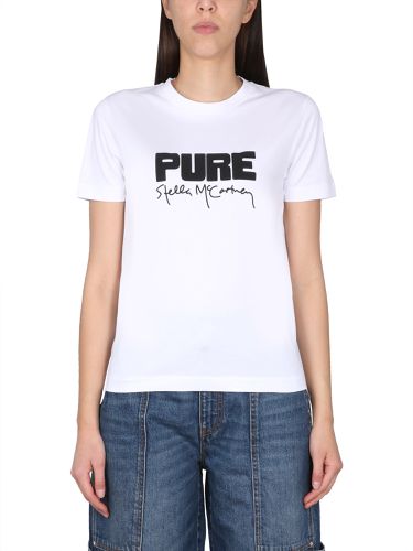 Stella mccartney t-shirt with logo - stella mccartney - Modalova