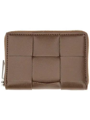 Zippered cassette coin purse - bottega veneta - Modalova