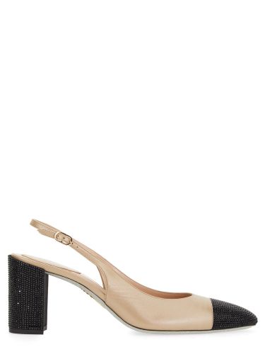 Sling back with rhinestones - rene caovilla - Modalova
