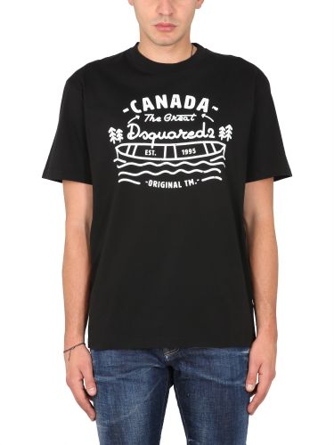Dsquared2 logo print t-shirt - dsquared2 - Modalova