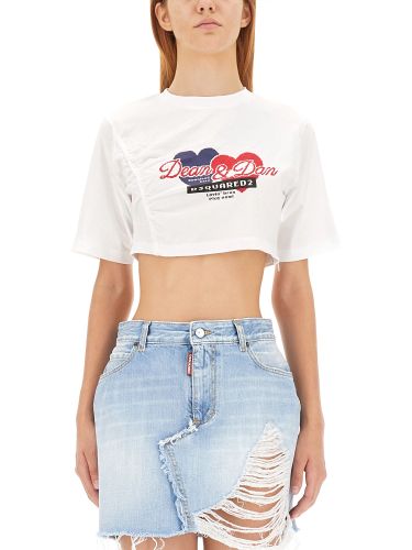 Dsquared2 cropped fit t-shirt - dsquared2 - Modalova