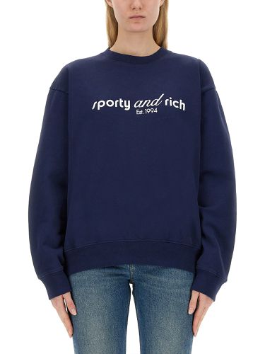 Sporty & rich co logo sweatshirt - sporty & rich - Modalova