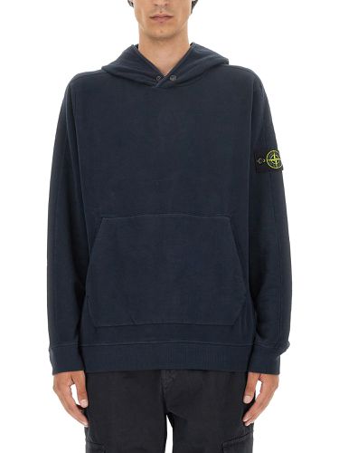 Stone island sweatshirt with logo - stone island - Modalova