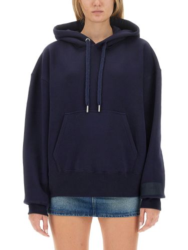 Ami paris sweatshirt with logo - ami paris - Modalova