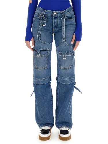 Off-white cargo jeans - off-white - Modalova