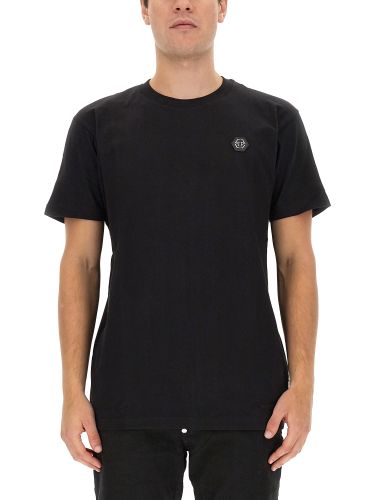 Philipp plein logo print t-shirt - philipp plein - Modalova