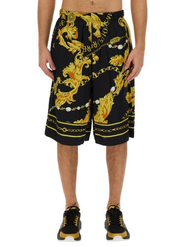 Chain couture" bermuda shorts - versace jeans couture - Modalova