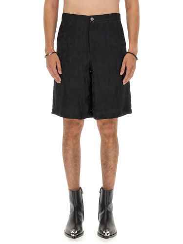 Viscose bermuda shorts - alexander mcqueen - Modalova