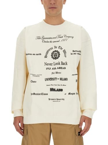 Msgm sweatshirt with logo - msgm - Modalova