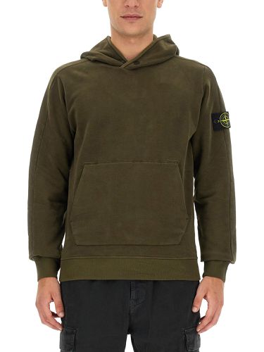 Stone island sweatshirt with logo - stone island - Modalova