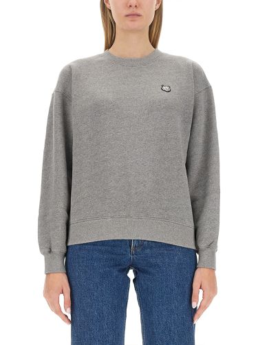 Sweatshirt with fox patch - maison kitsuné - Modalova