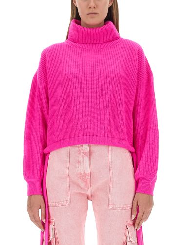 Msgm cropped fit shirt - msgm - Modalova