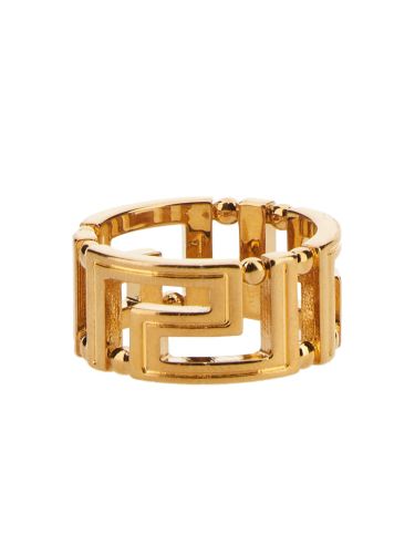 Versace ring with greek - versace - Modalova