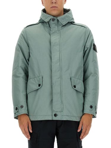 Stone island jacket with logo - stone island - Modalova