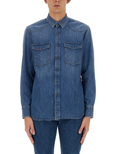 Pt torino denim shirt - pt torino - Modalova