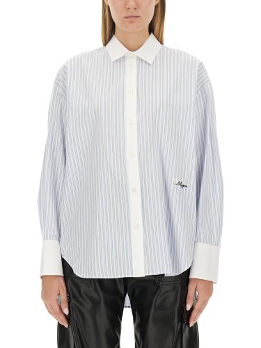 Msgm shirt with logo - msgm - Modalova