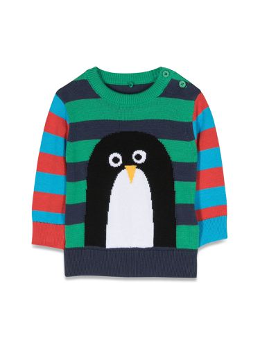 Penguin stripes crew neck pullover - stella mccartney - Modalova