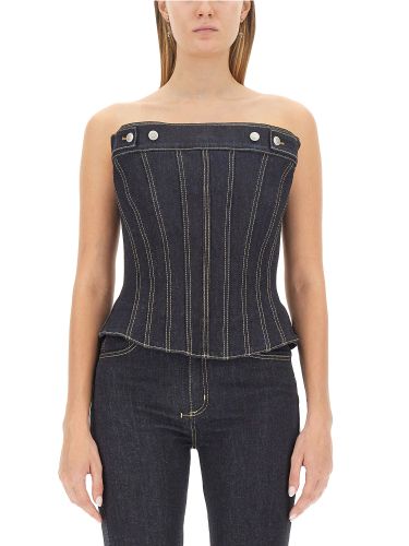 Alexander mcqueen top in bustier - alexander mcqueen - Modalova
