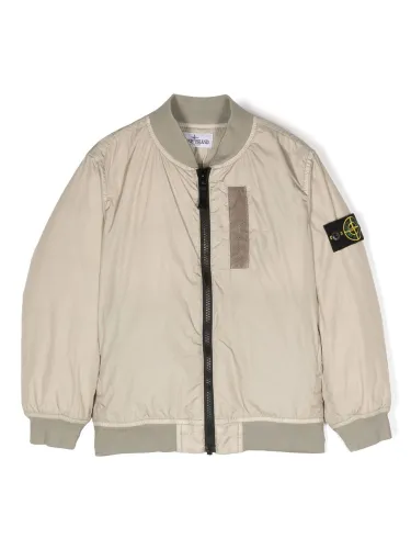 Stone island jacket with logo - stone island - Modalova