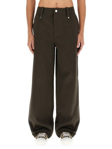 Burberry cotton pants - burberry - Modalova
