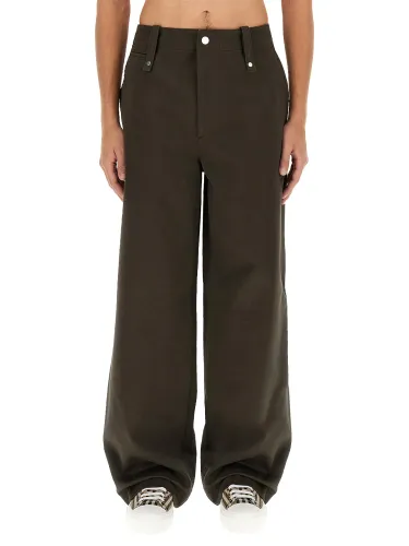 Burberry cotton pants - burberry - Modalova