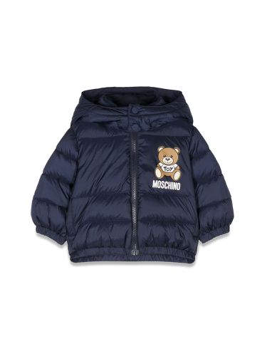 Moschino hooded down jacket - moschino - Modalova