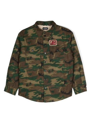 Dsquared camo shirt - dsquared - Modalova