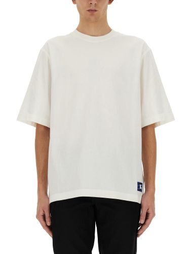 Burberry t-shir with ekd patch - burberry - Modalova