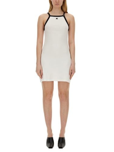 Courreges dress with logo - courreges - Modalova