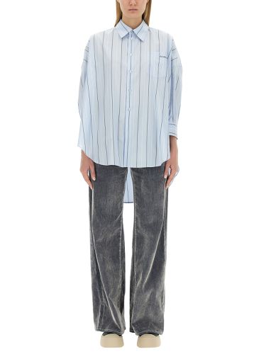 Marni asymmetrical striped shirt - marni - Modalova