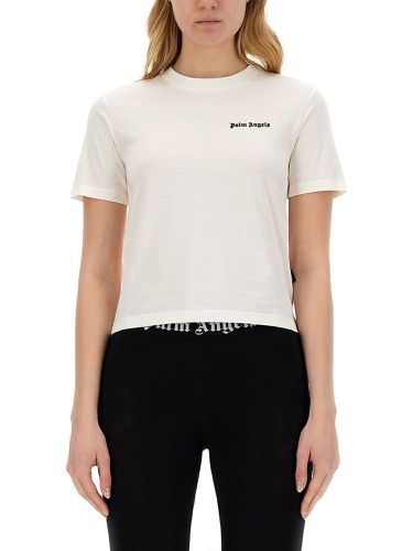 Palm angels t-shirt with logo - palm angels - Modalova