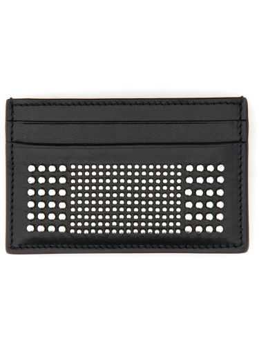 Leather card holder - alexander mcqueen - Modalova