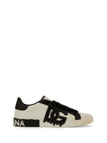 Dolce & gabbana leather sneaker - dolce & gabbana - Modalova