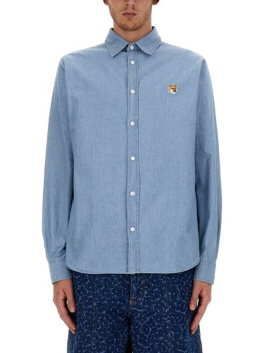 Maison kitsuné "fox head" shirt - maison kitsuné - Modalova